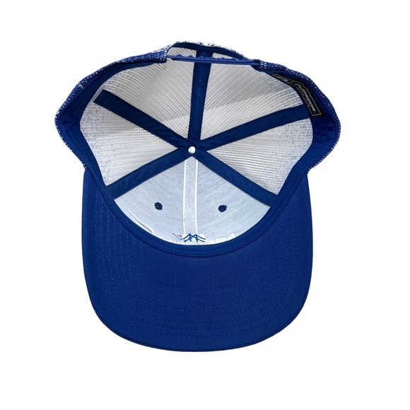 Blue and White Men's Hat. - Picture 5 of 6